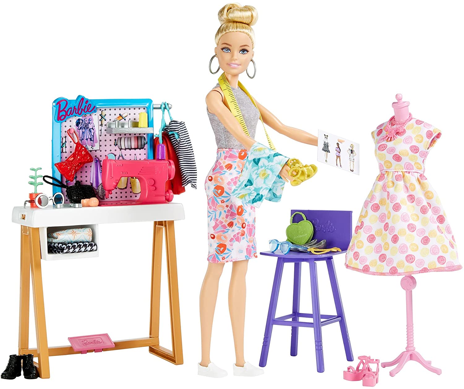 Barbie Fashion Designer doll and Studio 