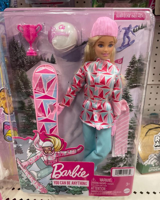 Barbie Winter Sport dolls 2022: Snowboarder, Hockey Player, Ice Skater and Para Alpine Skier