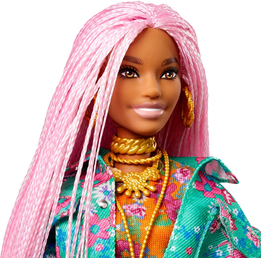 Barbie Extra doll with Pink Braids GXF09