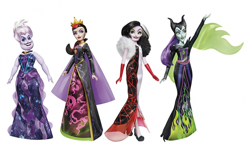 Disney Princess Black and Brights Collection Villains dolls pack