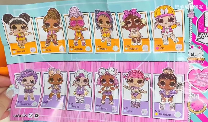 LOL Surprise All Star Sports Basketball dolls checklist