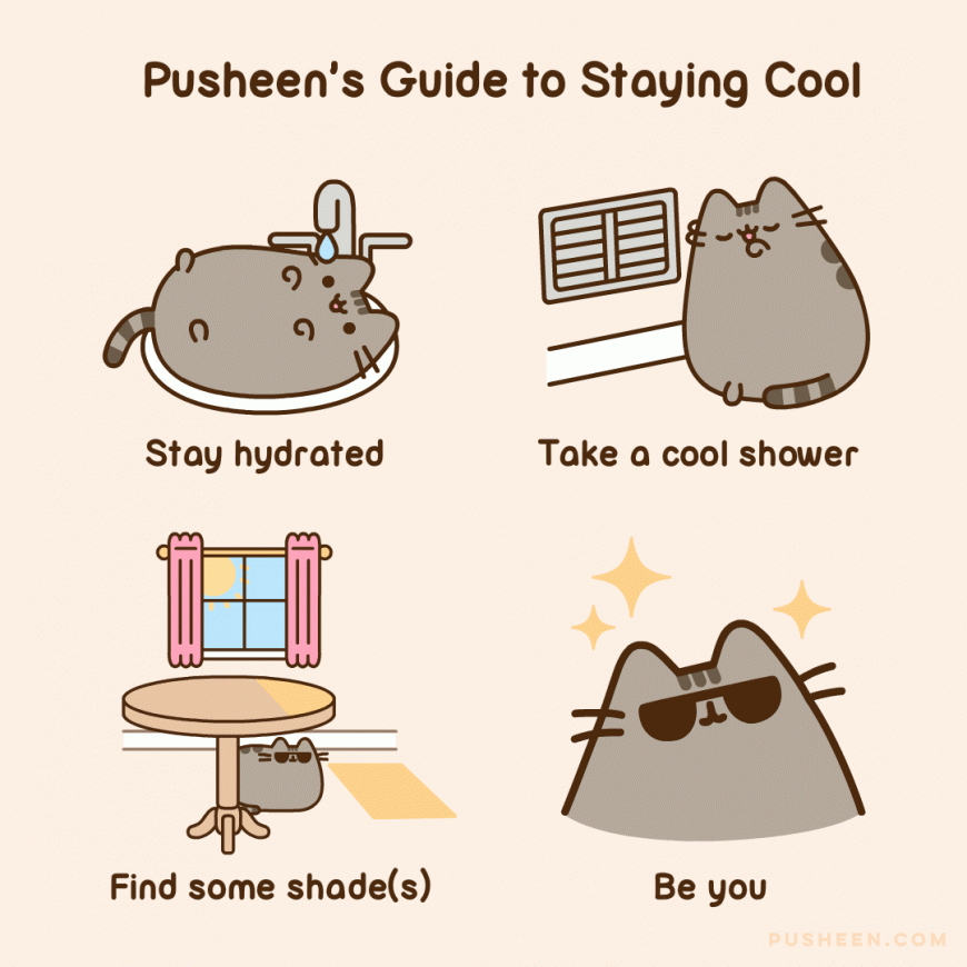 Pusheen cat cute gif animated comics