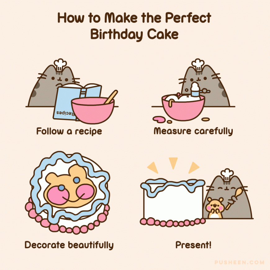 Pusheen cat cute gif animated comics