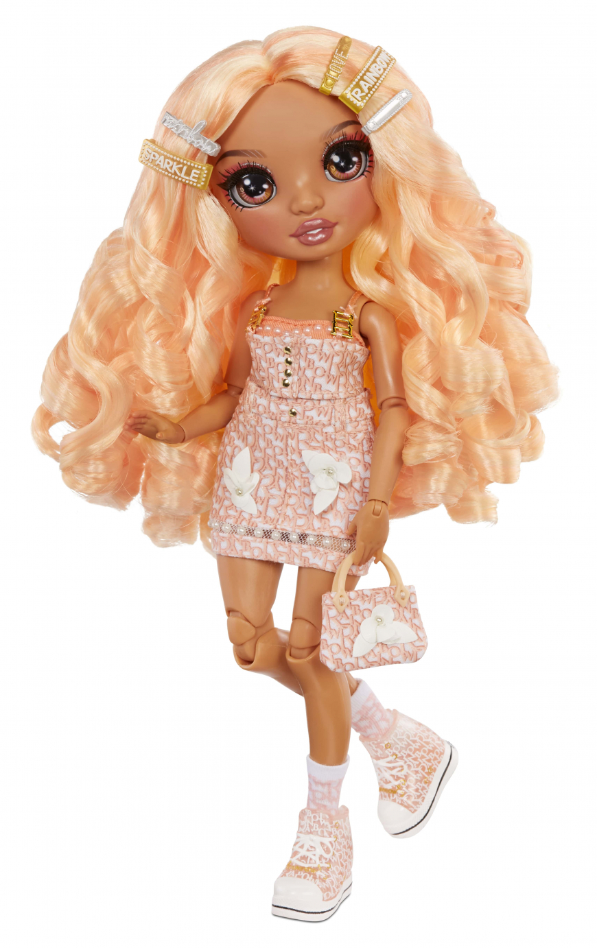 Rainbow High Series 3 Peach doll Georgia Bloom doll In second outfit
