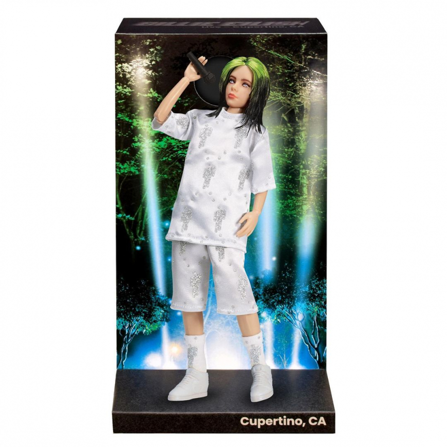 Billie Eilish Cupertino CA fashion doll from Playmates