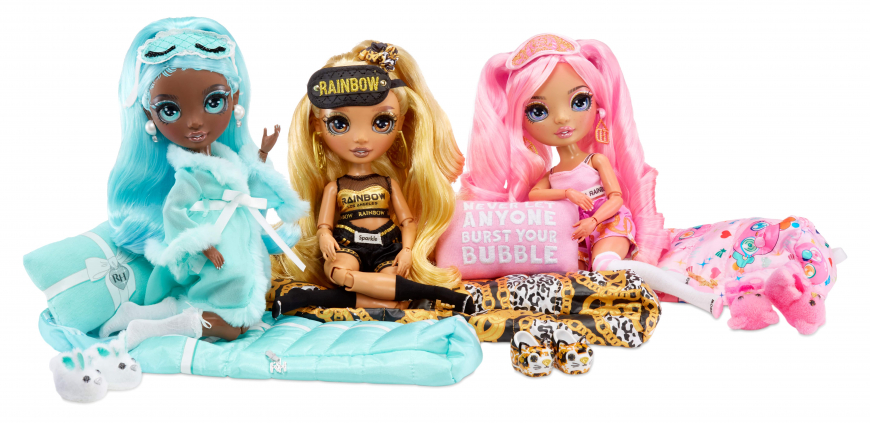 Rainbow High Slumber Party dolls