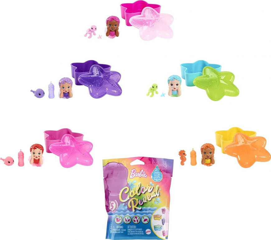 Barbie Color Reveal Mermaid baby dolls