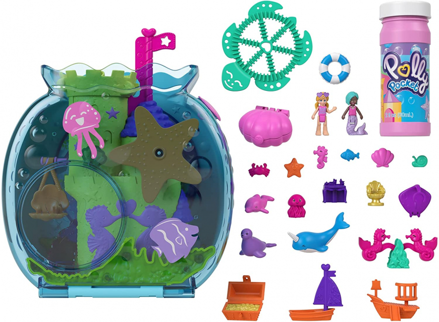 Polly Pocket Bubble Aquarium Playset