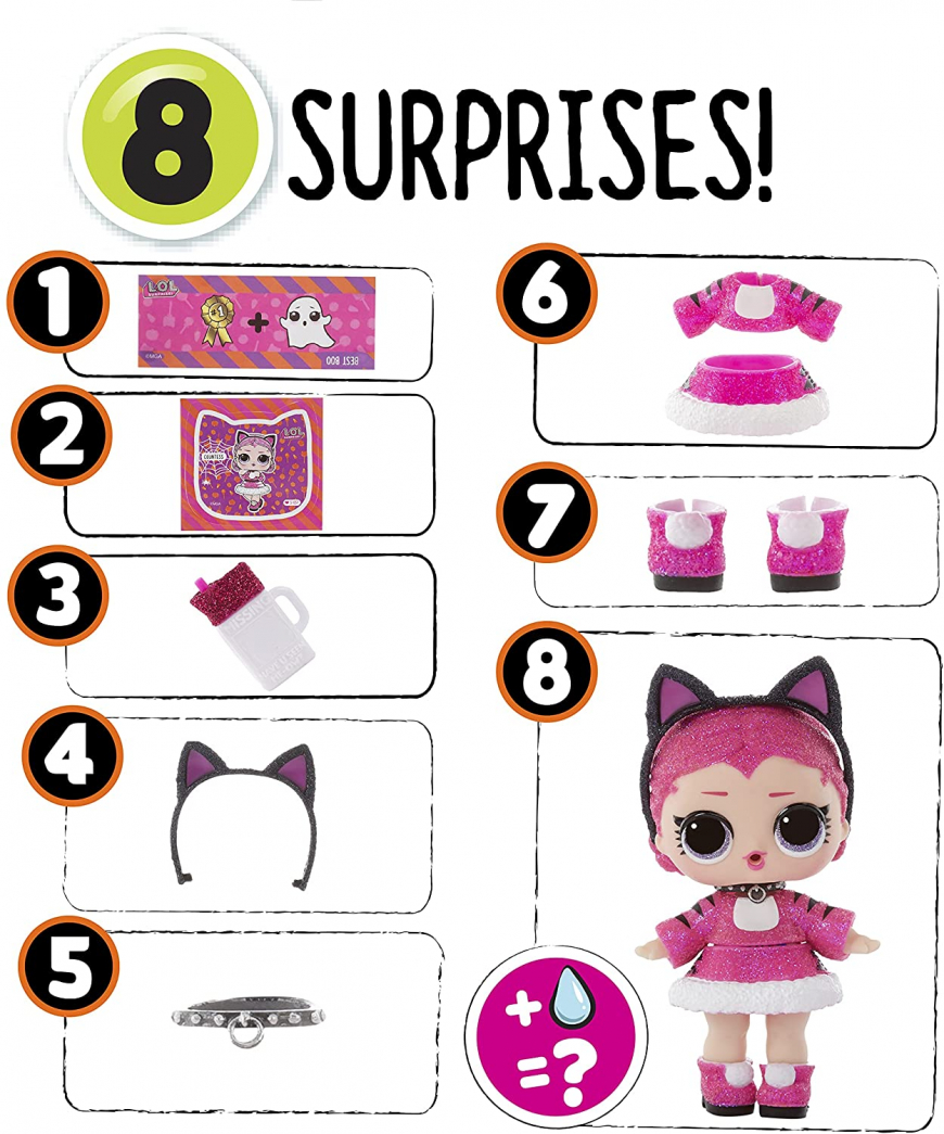 LOL Surprise Costume Glam Halloween 2021 Baby Cat doll