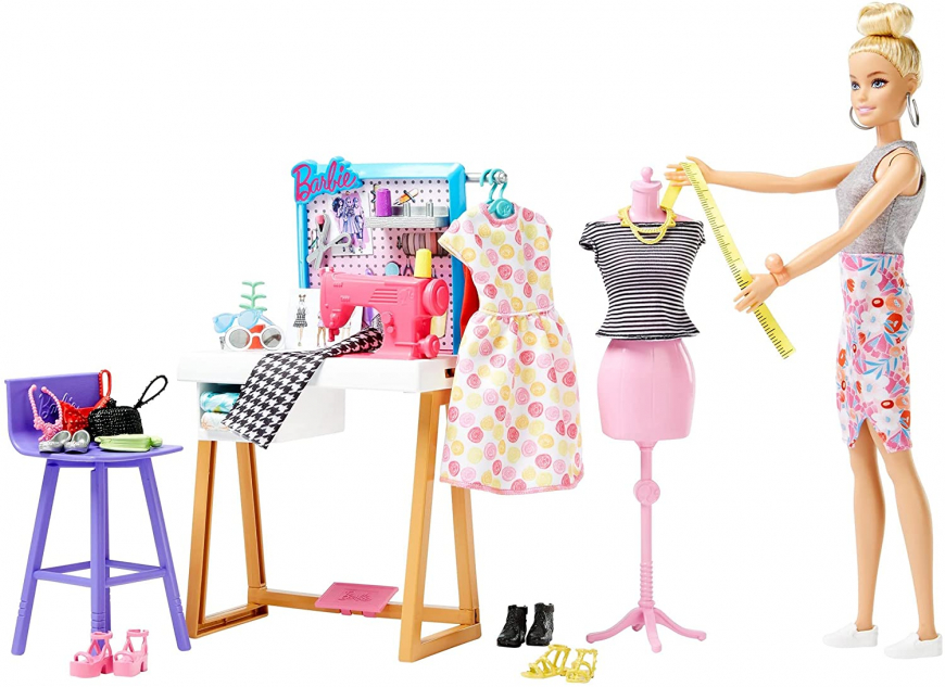 Barbie Fashion Designer doll and Studio