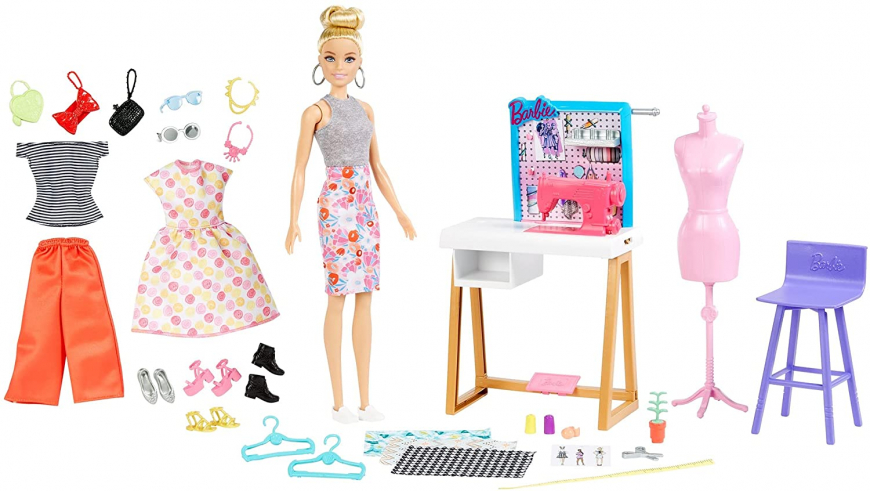 Barbie Fashion Designer doll and Studio