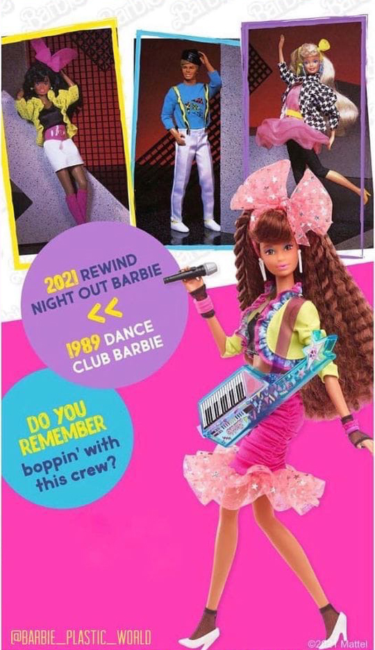 Inspiration from 80s - Dance Club Barbie