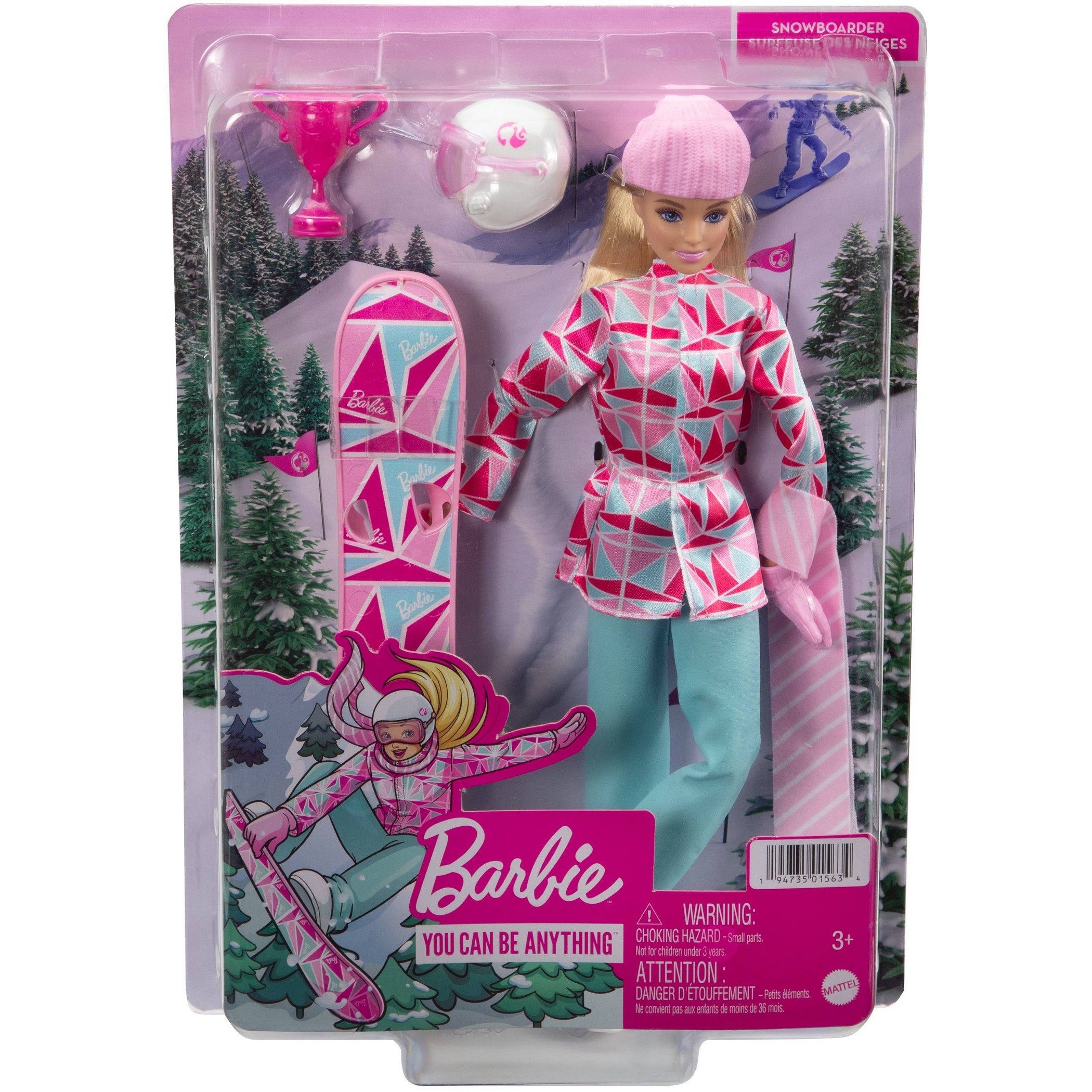 Barbie Career Doll Winter Sports Hockey Player 12 Doll You Can Be Anything