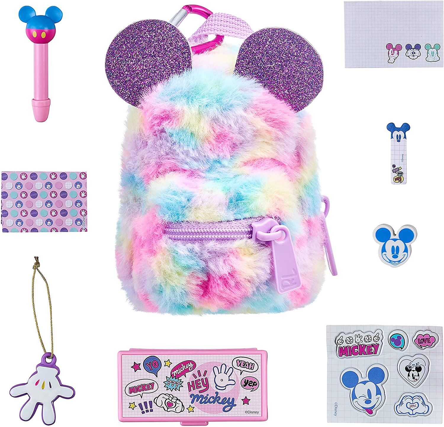 Real Littles Locker and Backpack Disney Minnie Mouse with LOL Surprise OMG  