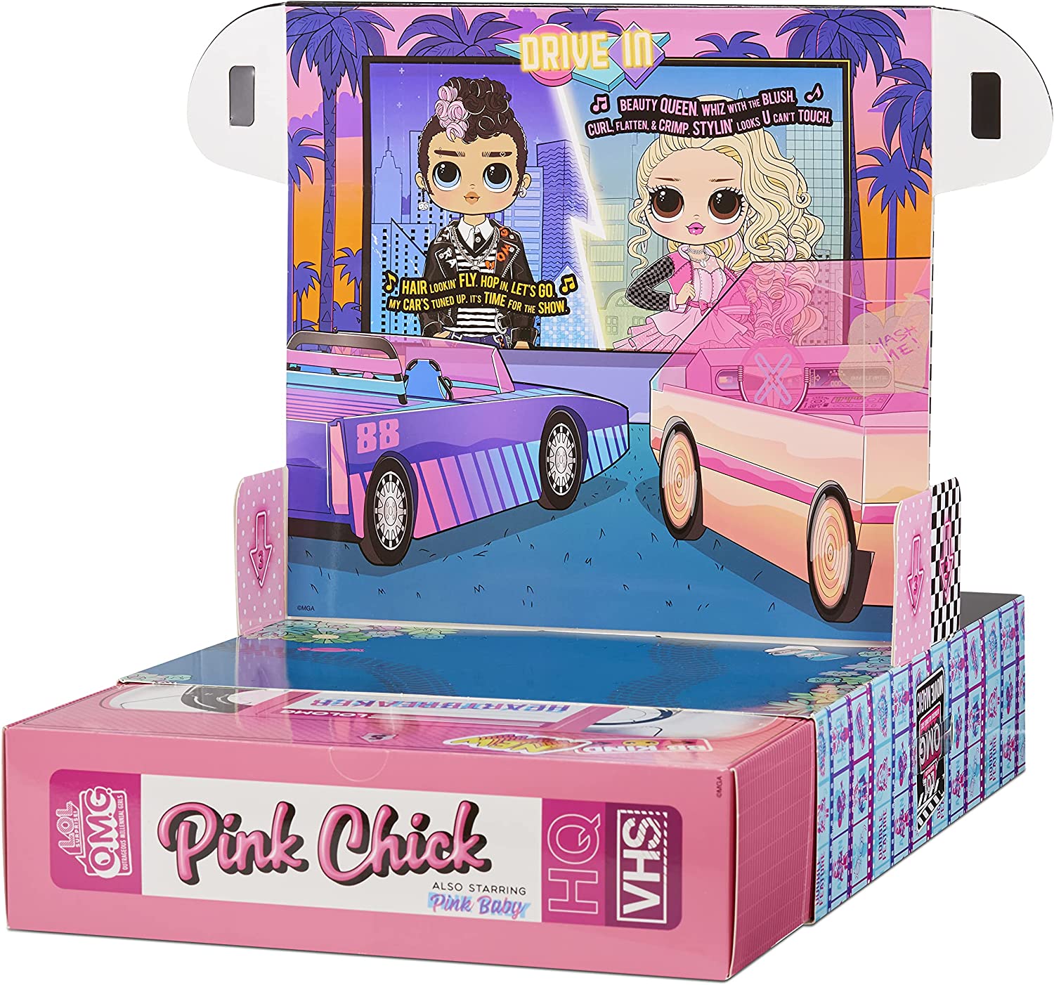 LOL OMG Movie Magic 2-pack dolls set with Tough Dude and LOL OMG Movie Magic 2-pack dolls set with Tough Dude and