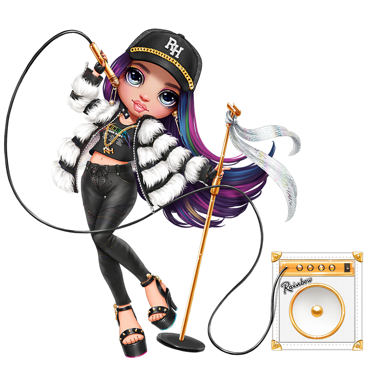 Rainbow High Rockstar dolls official art pictures