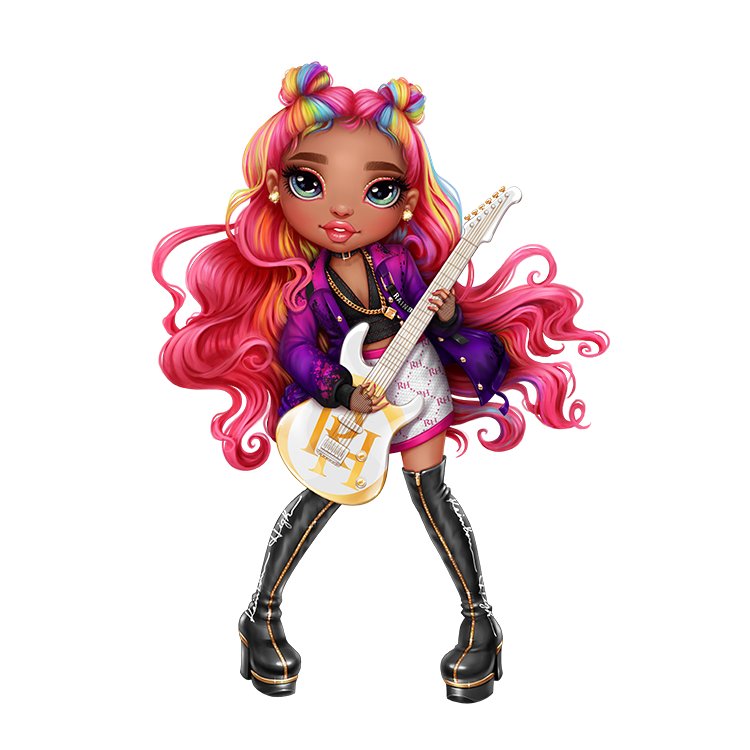 Rainbow High Rockstar dolls official art pictures