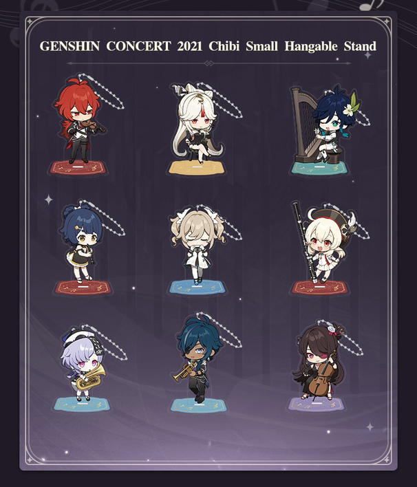 Genshin Impact Concert acrylic stands