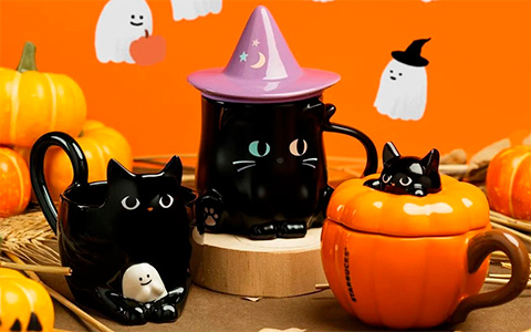 Starbucks 2021 new Halloween mugs