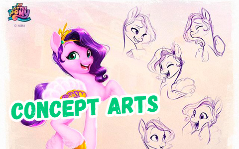 My Little Pony New Generation movie concept art and pictures from artists, that worked on it