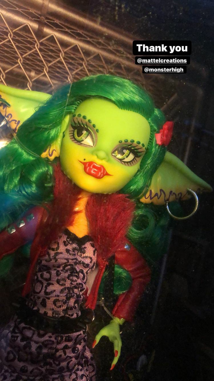 Monster High Gremlins 2 Greta doll in real life pictures