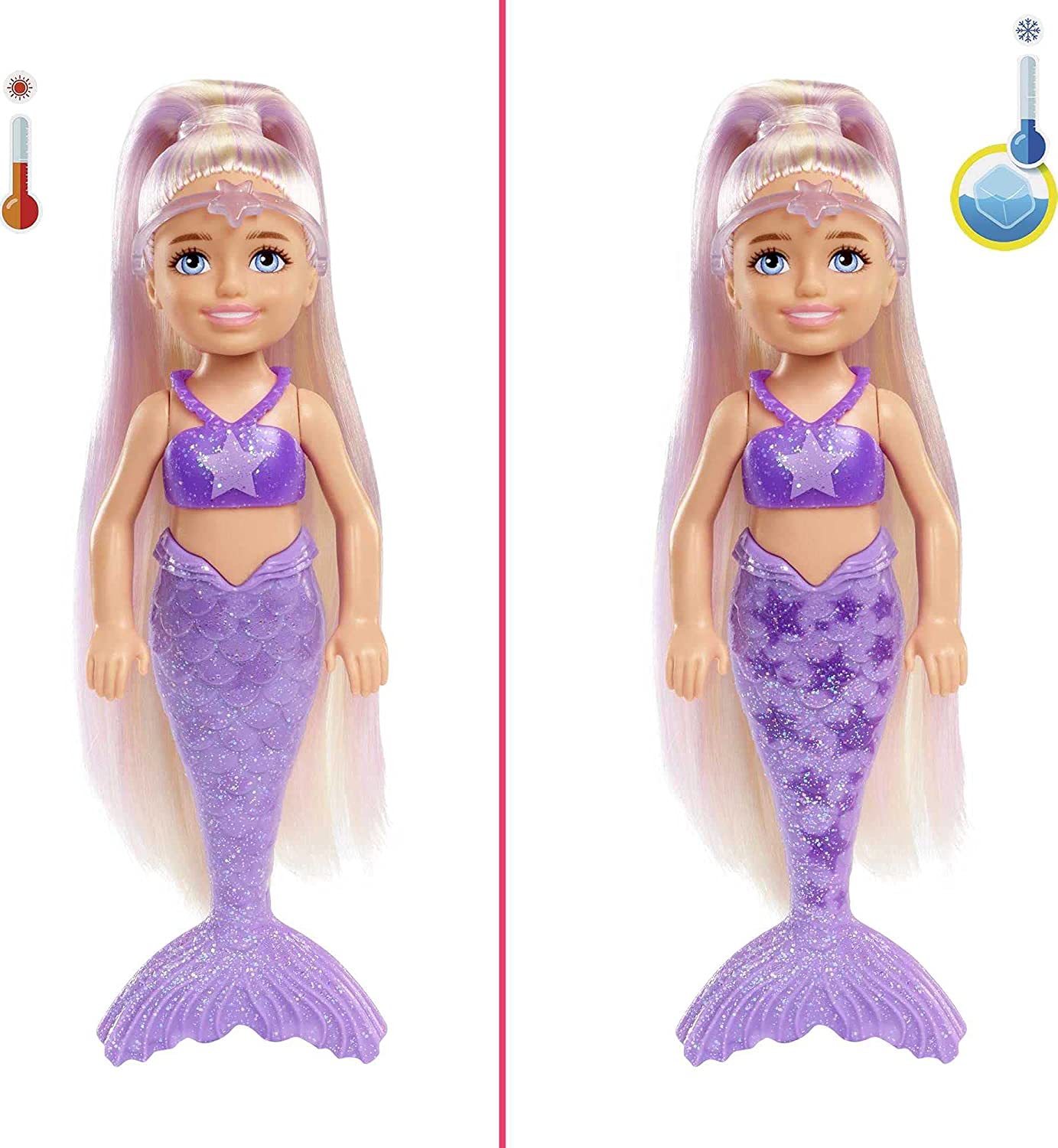 Colour reveal best sale mermaid barbie