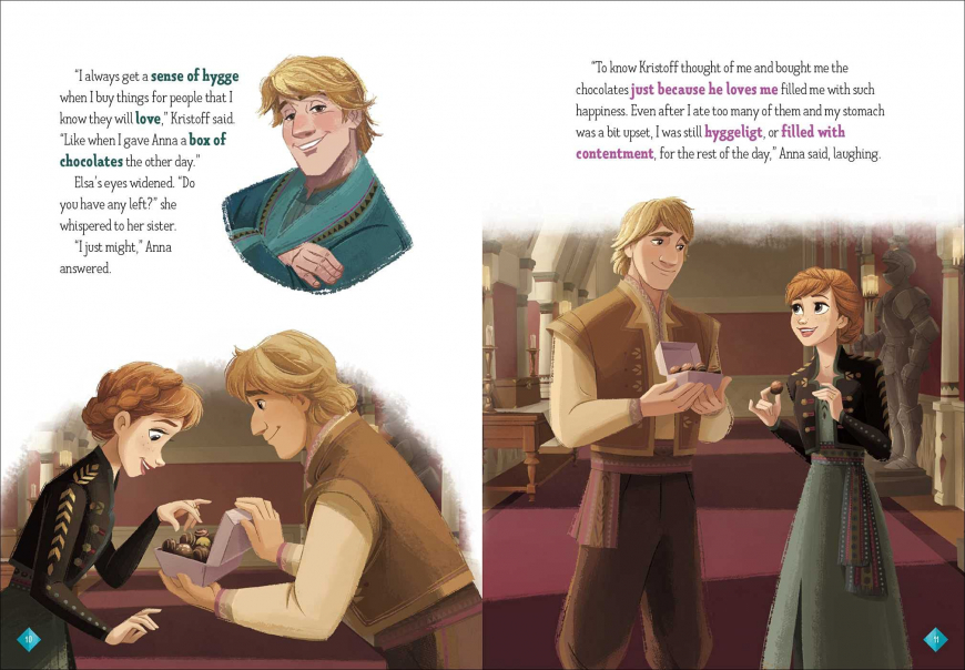 Disney Frozen Anna and Elsa's Hygge Life picture book