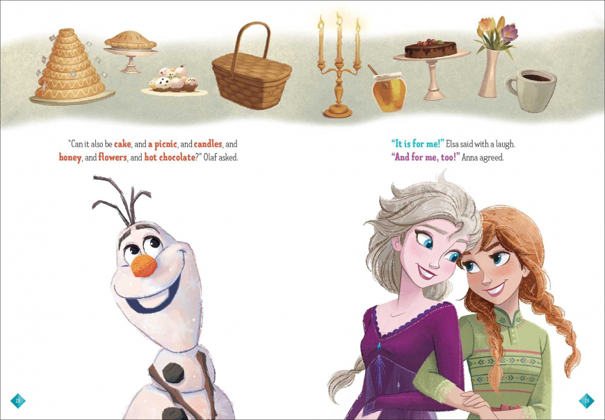 Disney Frozen Anna and Elsa's Hygge Life picture book