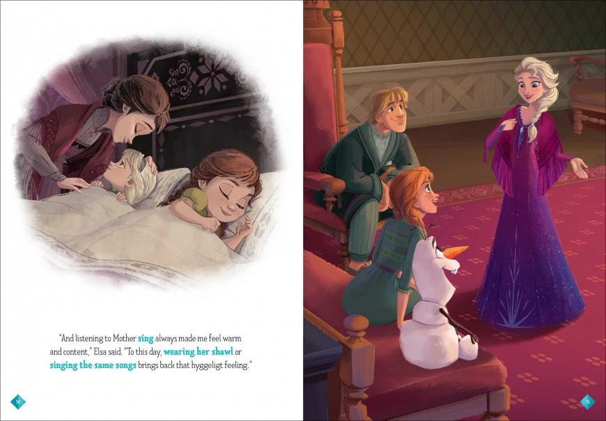 Disney Frozen Anna and Elsa's Hygge Life picture book