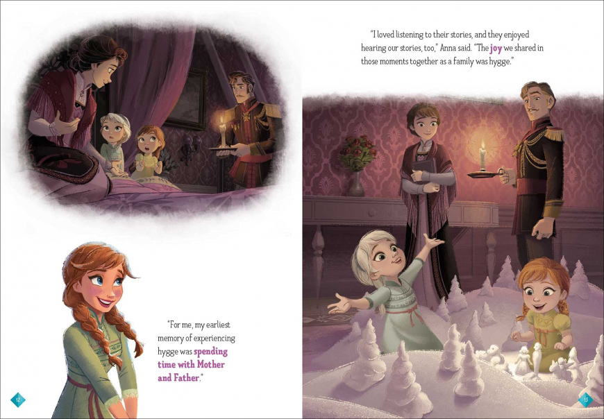 Disney Frozen Anna and Elsa's Hygge Life picture book