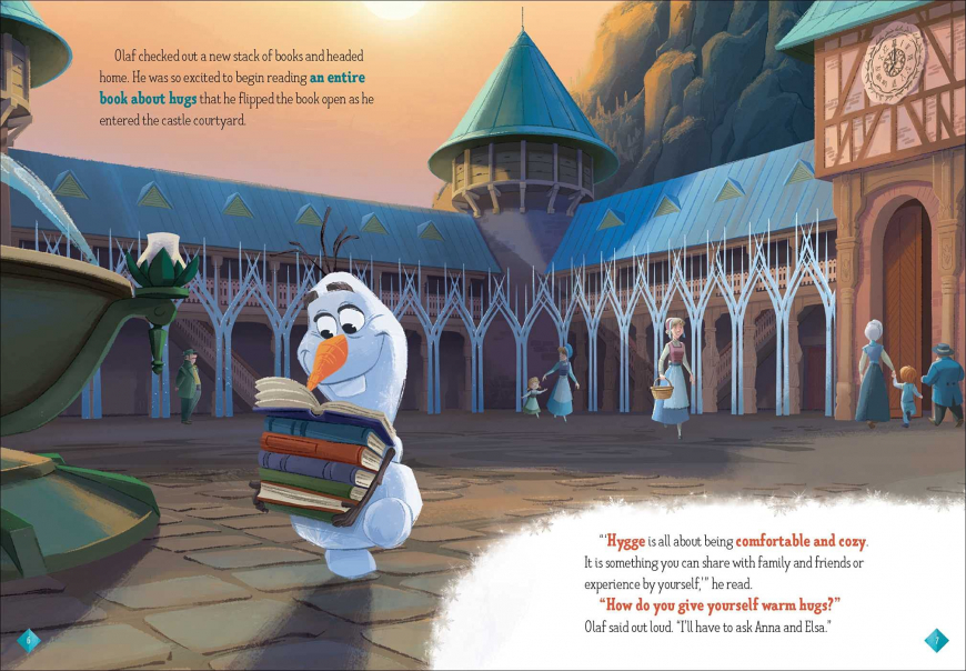 Disney Frozen Anna and Elsa's Hygge Life picture book