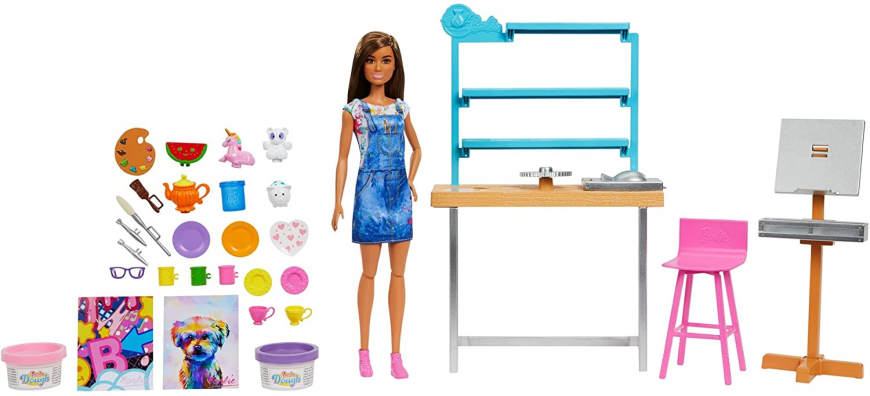 Barbie Relax & Create Art Studio playset