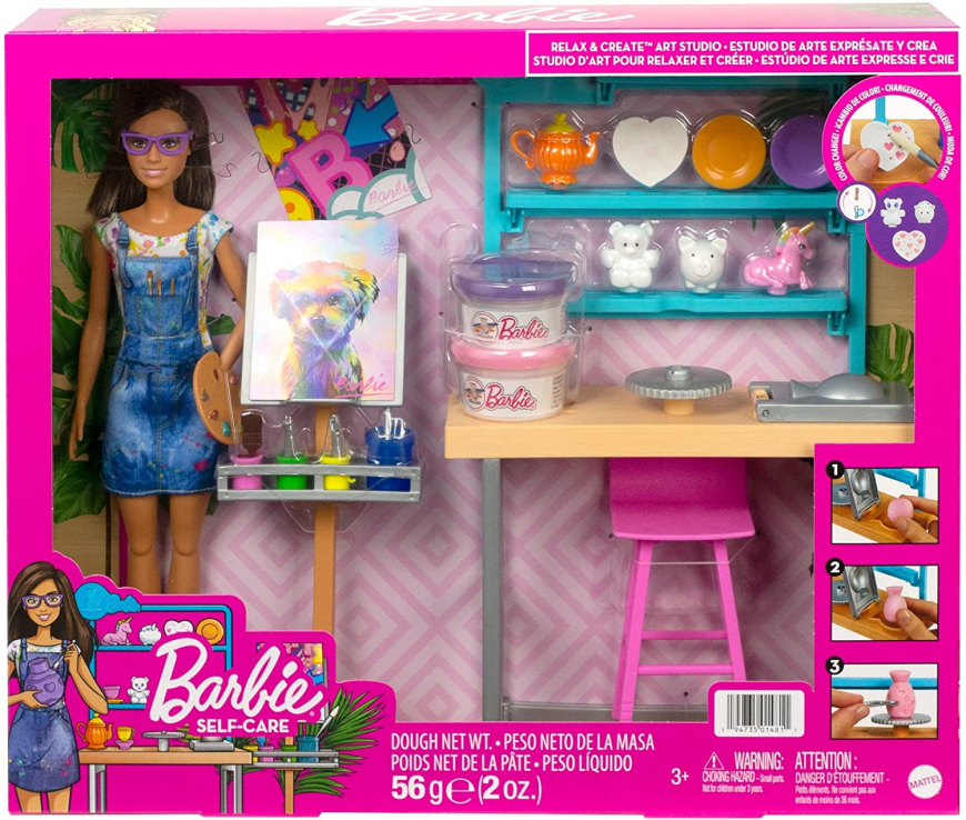 Barbie Relax & Create Art Studio playset
