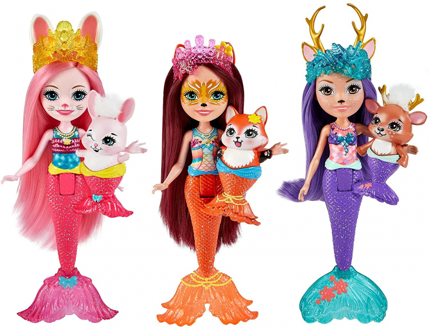 Royal Enchantimals Ocean Kingdom mermaid crew doll set