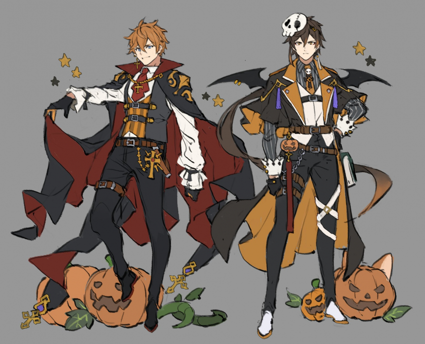 Genshin Impact Halloween art