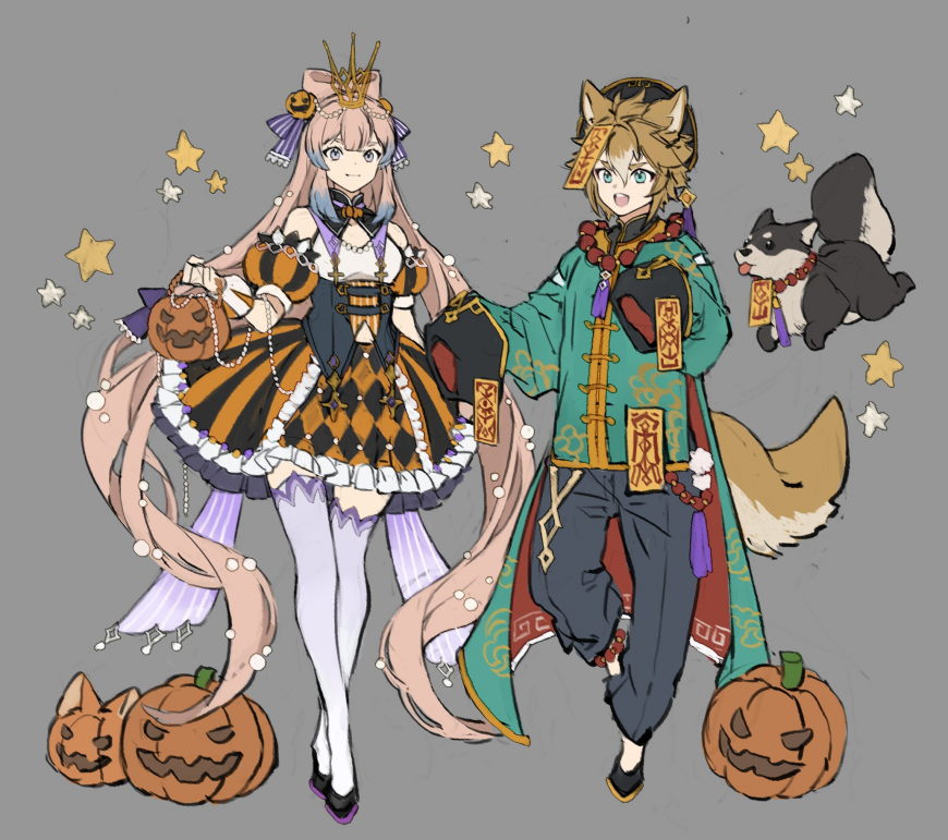 Genshin Impact Halloween art