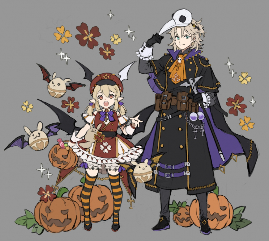 Genshin Impact Halloween art