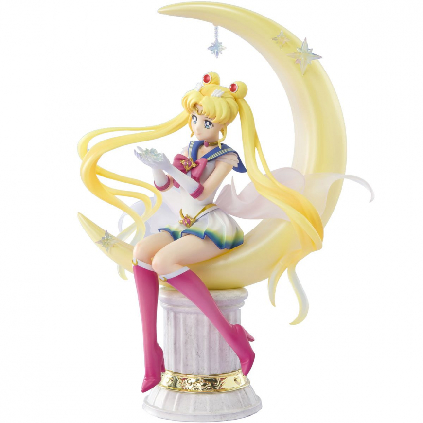 Pretty Guardian Sailor Moon Eternal the Movie Super Sailor Moon Bright Moon and Legendary Silver Crystal FiguartsZERO stunning figure