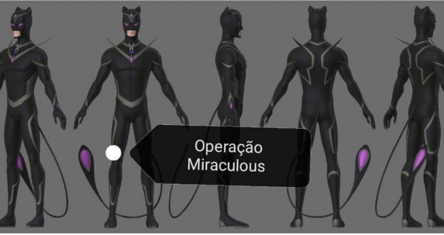 Miraculous Shadownoir - Miraculous Shadowmoth and Cat Noir fusion transformation