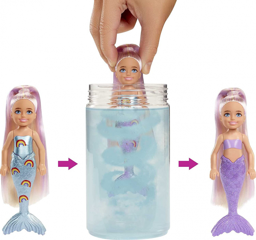 Barbie Color Reveal Mermaid Chelsea series 2 dolls