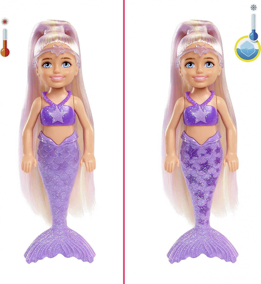 Barbie Color Reveal Mermaid Chelsea series 2 dolls