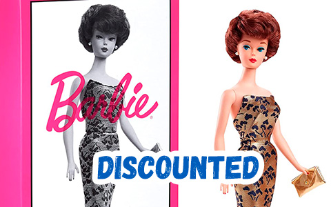 Barbie Brownette Bubble Cut doll discounted for collectors from UK