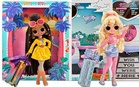 LOL OMG World Travel dolls: Sunset, City Babe and Fly Gurl