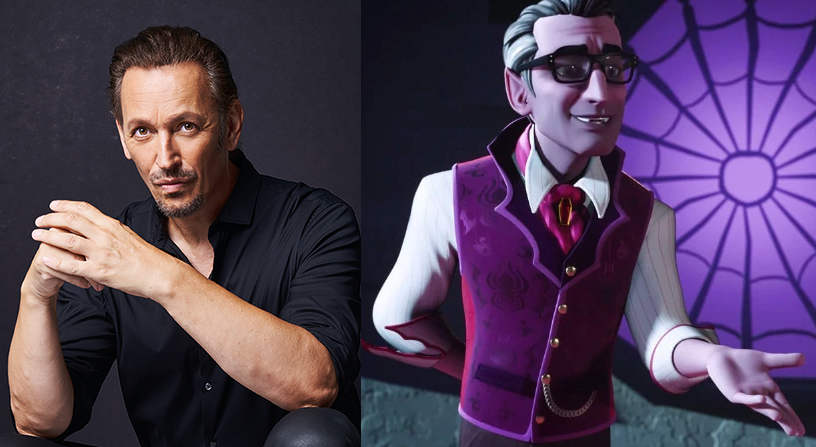 Steve Valentine Draculaura's dad - Dracula monster high movie 2022