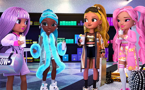 The Sleepover Society new episode with Rainbow High Slumber Party characters