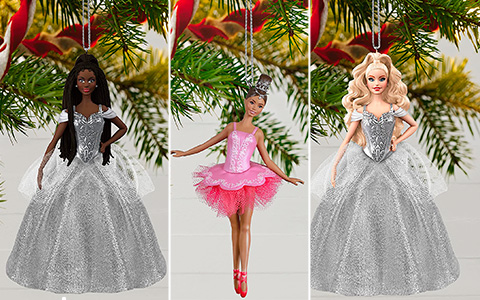 Hallmark Keepsake Barbie 2021 Christmas Ornaments
