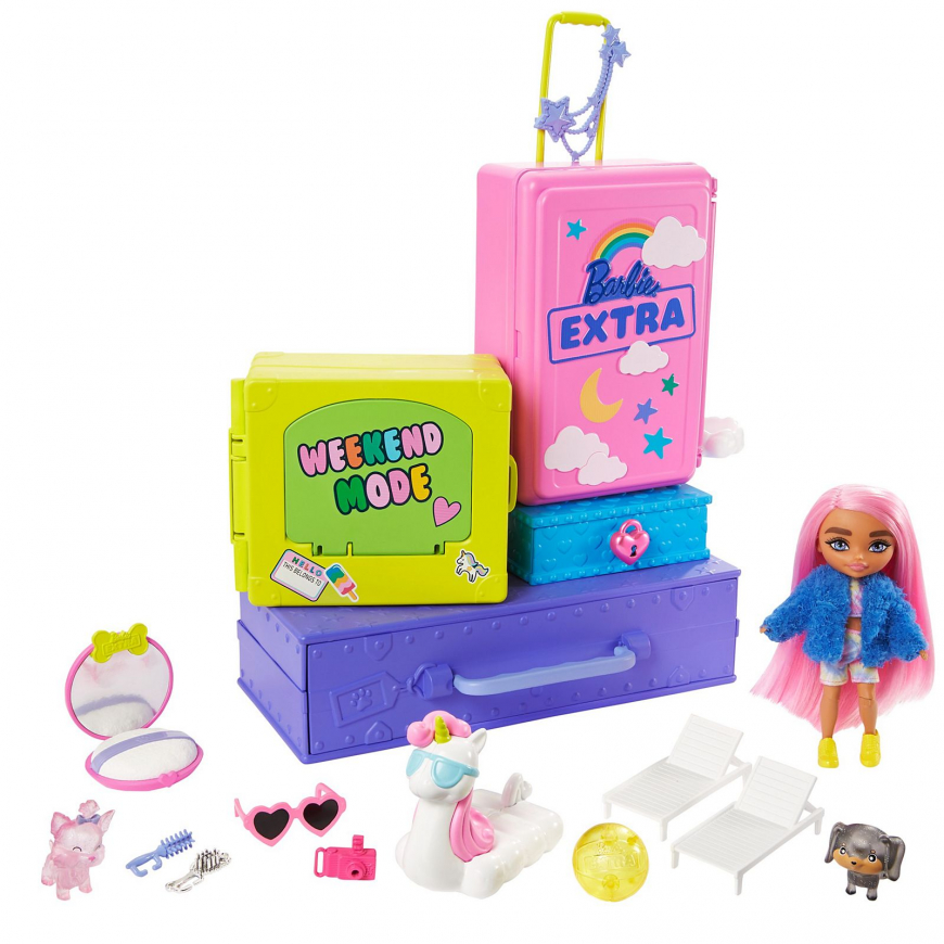 Barbie Extra Pets and Minis Playset