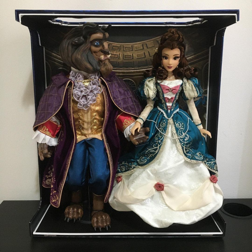 Disney Beauty and the Beast 30th Anniversary Limited edition dolls set in real life photos