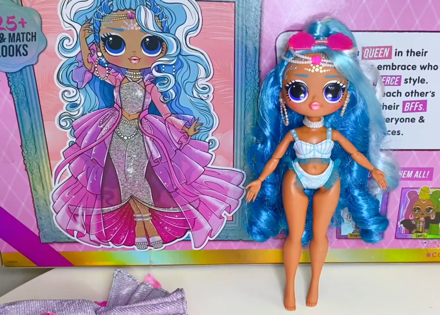 LOL OMG Queens dolls Splash Beauty doll unboxing