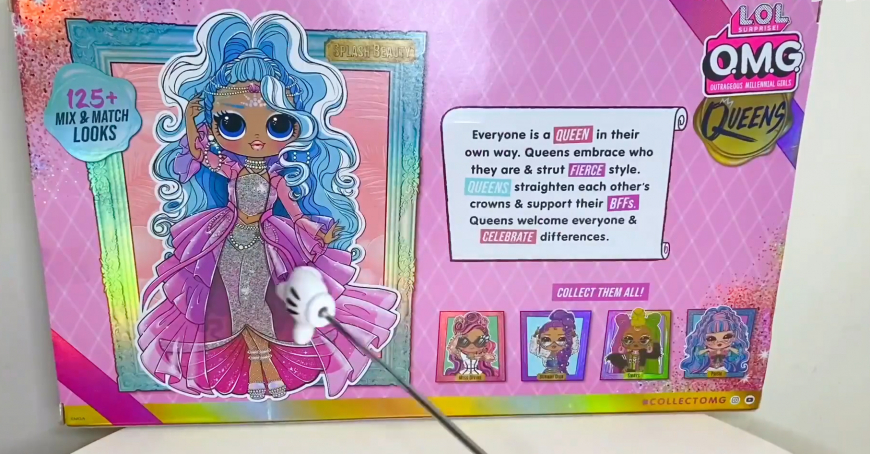 LOL OMG Queens dolls Splash Beauty doll unboxing